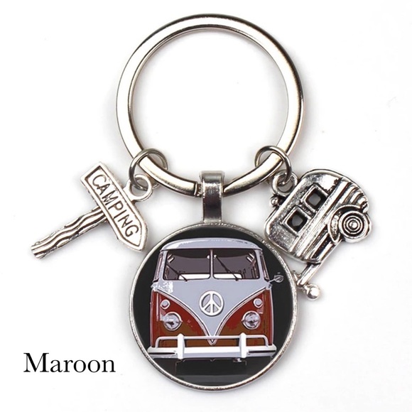 Let’s Go Camping! Retro Camper Keychains - Picture 11 of 14